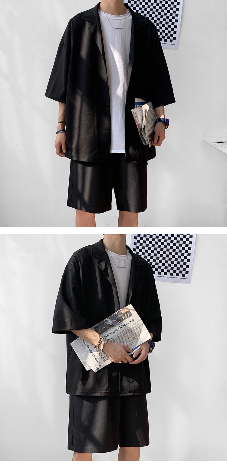 Korean Style Clothing Set for Men