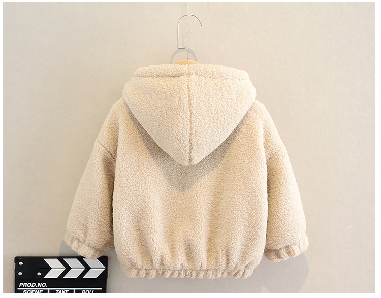 Kid's Plush Hoodie with Bag
