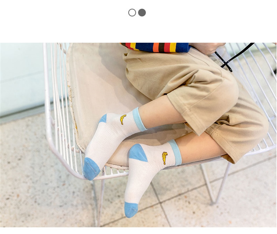 Baby's Unicorn Thin Cotton Socks 5 Pairs Set