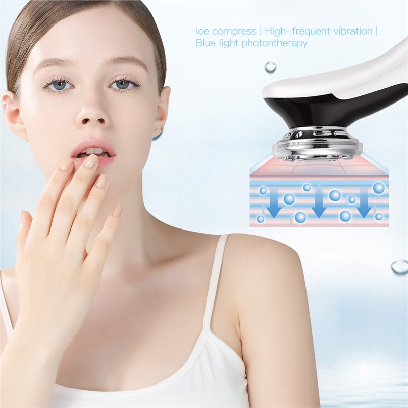 LED Cool Facial Massager