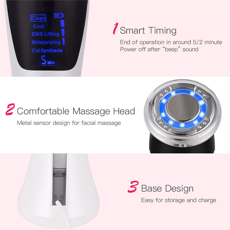 LED Cool Facial Massager